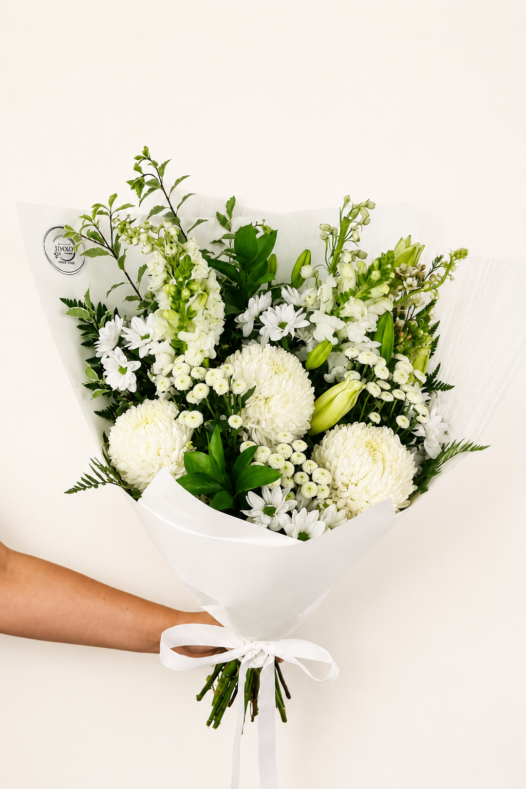 Neutral White Fresh Boquets