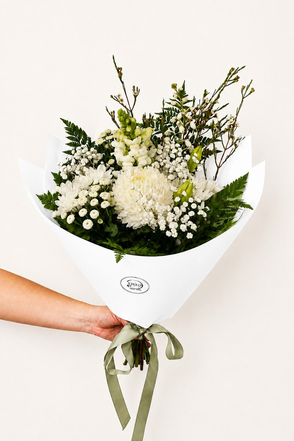 Neutral White Fresh Boquets